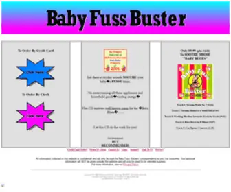 Babyfussbuster.com(Baby Fuss Buster) Screenshot