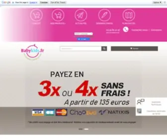 Babykids.fr(Pièces détachées poussettes) Screenshot