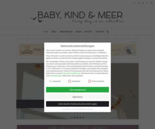Babykindundmeer.com(Familienblog für Eltern) Screenshot