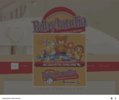 Babylandiabari.com(Articoli per l'infanzia) Screenshot