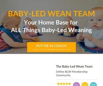 Babyledweanteam.com(Baby-Led Weaning Headquarters) Screenshot