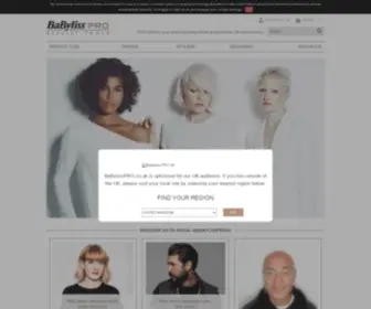 Babylisspro.co.uk(The BaByliss Pro UK Official Website) Screenshot