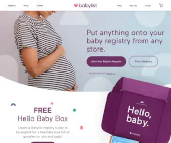 Babylist.com(The Best Baby Registry) Screenshot