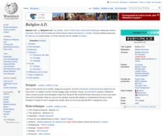 Babylon-AD.com(Wikipédia) Screenshot