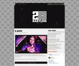 Babylonclub.ca(Babylon Nightclub) Screenshot