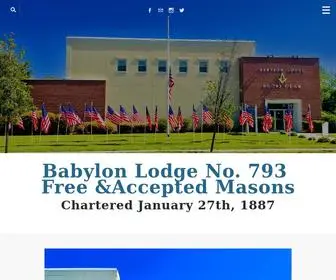 Babylonlodge793.com(Lodge Home) Screenshot