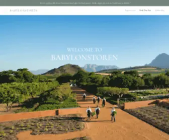 BabylonStoren.co.za(Babylonstoren) Screenshot