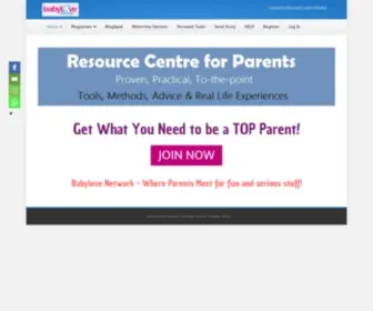 Babylovenetwork.com(Resource Centre for Parents) Screenshot