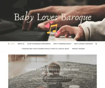 Babylovesbaroque.com(Baby Loves Baroque) Screenshot