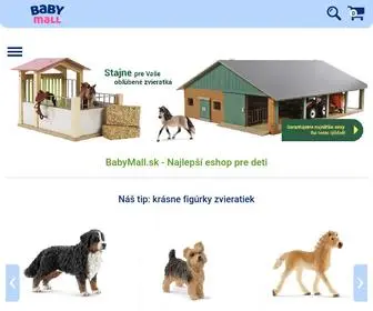 Babymall.sk(U nás nájdete za výhodné ceny) Screenshot