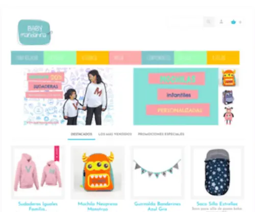 Babymandarina.com(Tienda online bebe) Screenshot