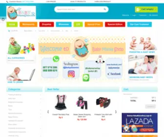 Babymaniashop.com(Toko Perlengkapan Bayi Baru Lahir Murah di Jakarta) Screenshot