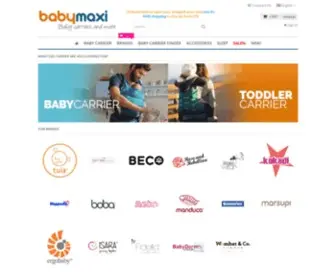 Babymaxi.com(Baby carrier) Screenshot