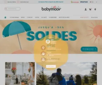 Babymoov.fr(Retrouvez les 2 marques de puériculture BABYMOOV® et BADABULLE®) Screenshot