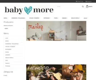 Babymore.pl(Wyjątkowy sklep dla wyjątkowych maluchów) Screenshot