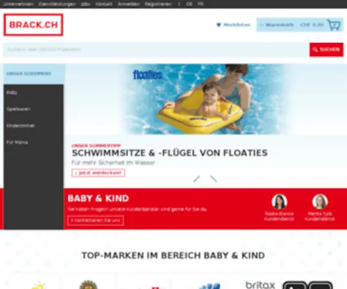 Babymueller.ch(Babyartikel) Screenshot