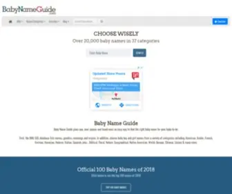 Babynameguide.com(Baby Names) Screenshot