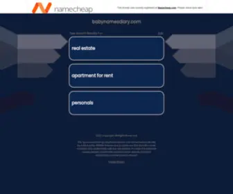 Babynamesdiary.com(Babynamesdiary) Screenshot