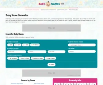 Babynamesyay.com(Baby Name Generator) Screenshot