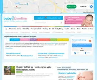Babyonline.cz(Těhotenství) Screenshot
