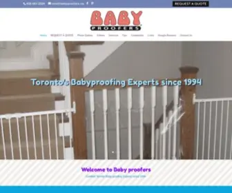 Babyproofers.ca(Baby Proofers) Screenshot