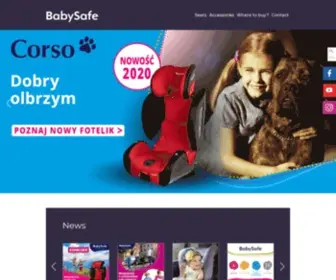 Babysafe.eu(Polski producent fotelików samochodowych) Screenshot