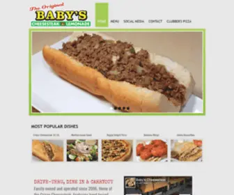 Babyscheesesteak.com(Baby's Cheesesteak) Screenshot