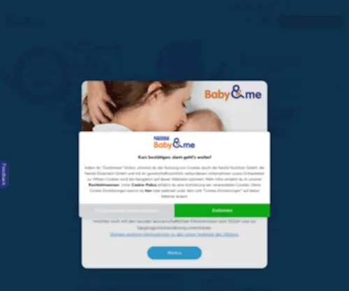 Babyservice.at(Alles über Babynahrung & Babys Entwicklung) Screenshot
