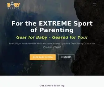 Babysherpa.ca(Gear for the extreme sport of parenting) Screenshot