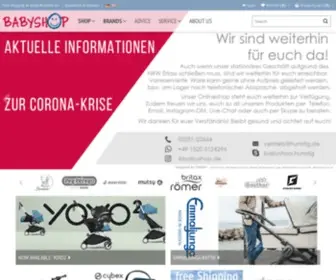 Babyshop.de(Fachhandel & Online) Screenshot
