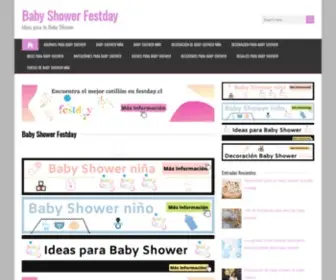 Babyshowerfestday.cl(Baby) Screenshot