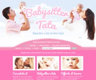 Babysitter-Tata.it(Babysitter e Tate di tutta Italia) Screenshot