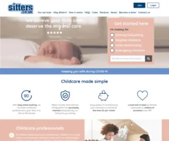 Babysitter.co.uk(Find reference checked child carers and babysitters in your area. Sitters) Screenshot