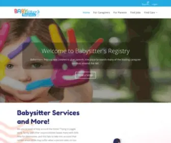 Babysittersregistry.com(Babysitters Registry) Screenshot