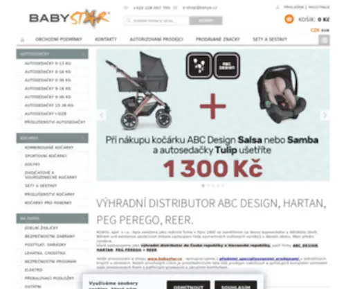 Babystar.cz(Výhradní distributor ABC Design) Screenshot