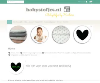 Babystofjes.nl(Baby en kinder stoffen) Screenshot