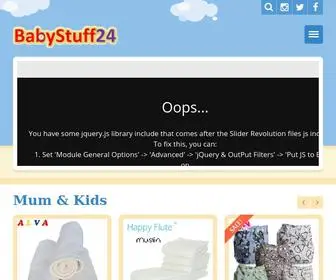 Babystuff24.com(Get The Stuff For Kids) Screenshot