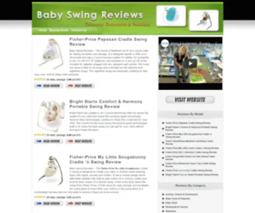 Babyswing-Reviews.com(Baby Swing Reviews) Screenshot