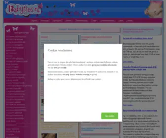 Babytjes.nl(Informatie over jouw zwangerschap op) Screenshot