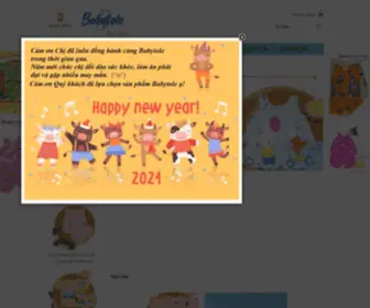 Babytole.com(Bán buôn quần áo trẻ em tại xưởng giá gốc) Screenshot