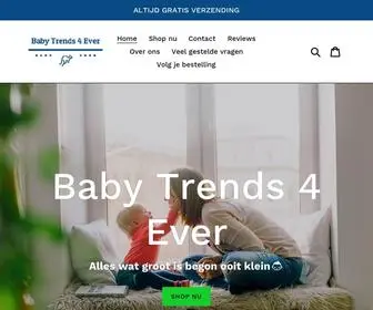 Babytrends4Ever.nl(Baby Trends 4 Ever) Screenshot