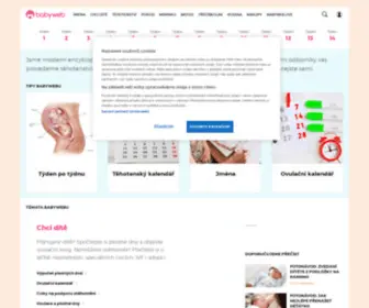 Babyweb.cz(Těhotenství) Screenshot