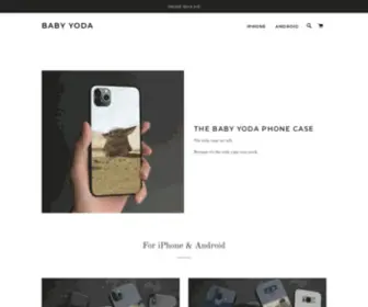 Babyyodaphonecase.com(Baby Yoda) Screenshot