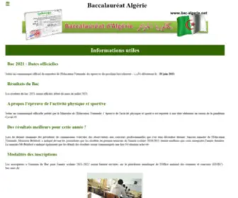 Bac-Algerie.net(Bac) Screenshot