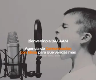 Bacaam.es(Agencia de Comunicación) Screenshot