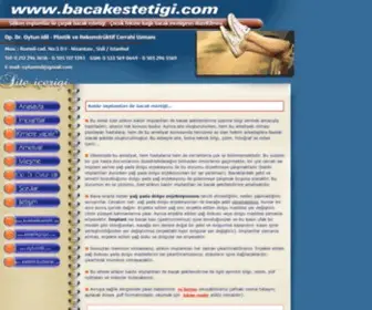 Bacakestetigi.com(Estetik) Screenshot