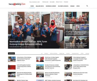 Bacamalang.com(Portal Berita merupakan perusahaan media siber berbadan hukum resmi di Malang) Screenshot