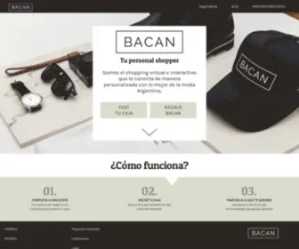 Bacan.com.ar(Bacan) Screenshot