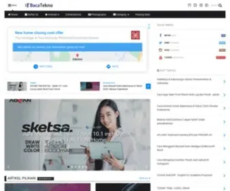 Bacatekno.com(Situs Berita No.1 di Indonesia yang Menyediakan Informasi Seputar Teknologi Teraktual) Screenshot