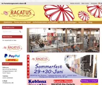 Bacatus.eu(Perlen aus aller Welt) Screenshot